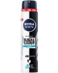 Nivea Men Спрей дезодорант Black & White, Invisible Fresh, 250 ml - 1t