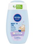 Nivea Baby Душ гел за коса и тяло Bed Time, 200 ml - 1t