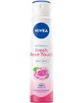 Nivea Fresh Rose Touch Спрей дезодорант, 250 ml - 1t