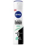 Nivea Спрей дезодорант Black & White, Fresh, 150 ml - 1t