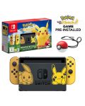 Nintendo Switch + Pokemon: Let's Go Pikachu & Poke Ball Plus - 3t