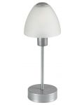Нощна лампа Rabalux - Lydia, E14, G45, 40W, сребриста - 1t