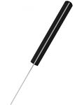 Нож Santoku Samura - Shadow, 17.5 cm, черно незалепващо покритие - 5t