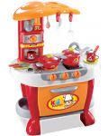 Игрален комплект Buba Little Chef - Детска кухня, червена - 1t