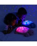 Нощна лампа-проектор с мелодии Cloud B - Костенурка, розова - 6t