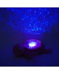 Нощна лампа-проектор Cloud B - Морска костенурка, розова - 4t