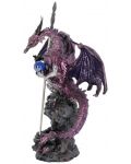 Нож за писма Nemesis Now Adult: Dragons - Purple Dragon, 20 cm - 2t