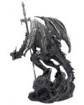 Нож за писма Nemesis Now Adult: Dragons - Black Dragon, 22 cm - 3t