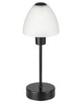 Нощна лампа Rabalux - Lydia, E14, G45, 40W, черна - 1t
