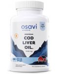 Norwegian Cod Liver Oil, 1000 mg, lemon, 90 гел капсули, Osavi - 1t