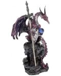 Нож за писма Nemesis Now Adult: Dragons - Purple Dragon, 20 cm - 6t