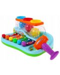 Образователна играчка Hola Toys - Ксилофон с топки и чукче - 1t