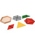 Образователен комплект Smart Baby - Конструктивни триъгълници, големи - 4t