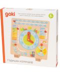 Образователна играчка Goki - Годишен календар на български език - 4t