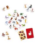 Образователна игра за памет Janod - Животни и характеристики - 3t
