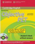 Objective PET For Schools Pack without Answers (Student's Book with CD-ROM and for Schools Practice Test Booklet) - 1t