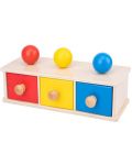 Образователен комплект Smart Baby - Кутия с цветни чекмеджета и топчета - 1t