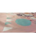 Одеяло за снимки Milestone - Рожден ден, 75 х 100 cm, розово - 3t
