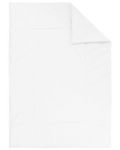 Олекотена завивка KikkaBoo - Бяла, ранфорс, 95 х 135 cm - 1t