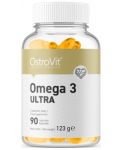 Omega 3 Ultra, 1000 mg, 90 капсули, OstroVit - 1t
