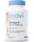 Omega-3 Fish Oil, 1000 mg, 60 гел капсули, Osavi - 1t