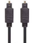 Оптичен кабел VCom - CV905, Toslink, 3m, черен - 5t