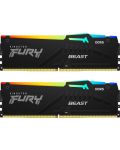 Оперативна памет Kingston - Fury Beast RGB, 32GB, DDR5, 5600MHz - 2t