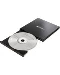 Оптично устройство Verbatim - External Slimline CD/DVD Writer, USB-C - 2t