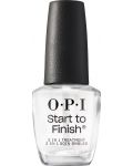 OPI Лак за нокти 3 в 1, New Start to Finish, 15 ml - 1t