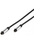 Оптичен кабел Vivanco - Toslink/Toslink, 3 m, черен - 1t