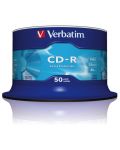 Оптичен носител Verbatim - CD-R 700MB 52X, Extra Protection Surface, 50 броя - 2t