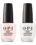 OPI Nail Lacquer Комплект - Лак за нокти, Mimosas for Mr & Mrs & Kyoto Pearl, 2 x 15 ml - 1t
