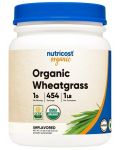 Organic Wheatgrass, 454 g, Nutricost - 1t