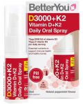 Vitamin D + K2 Орален спрей, 12 ml, 30 дневни дози, Better You - 1t