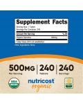 Organic Spirulina, 500 mg, 240 таблетки, Nutricost - 2t