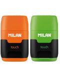Острилка + гума Milan - Touch Duo, асортимент - 1t