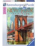 Пъзел Ravensburger от 1000 части - Старият Ню Йорк - 1t