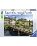 Пъзел Ravensburger от 1500 части - Лято в Страсбург - 1t