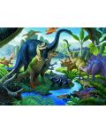 Пъзел Ravensburger от 100 XXL части - Земя на динозаври - 2t