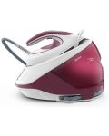 Парогенератор Tefal - Express Protect SV9201E0, 2800W, 130 g/min, червен/бял - 1t