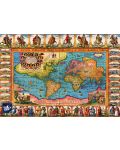 Пъзел Black Sea от 1000 части - Антична карта на света, 1632 г. - 2t