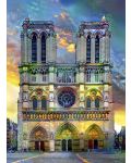Пъзел Bluebird от 1000 части - Катедралата Нотр Дам в Париж - 2t