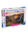 Пъзел Ravensburger от 1000 части - Водопад Хайфос, Исландия - 1t