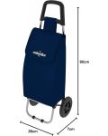 Пазарска количка Colombo - Rolly, водоустойчива, 40 L, синя - 5t