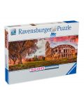 Панорамен пъзел Ravensburger от 1000 части - Залез при Колизеума - 1t