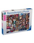 Пъзел Ravensburger от 1000 части - Колоритен Ню Йорк - 1t