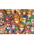 Пъзел Eurographics от 1000 части - Карнавални маски от Венеция - 2t