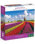 Пъзел Good Puzzle от 1000 части - Цветя в Холандия - 1t