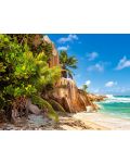Пъзел Castorland от 2000 части - Райски плаж на Сейшелските острови - 2t