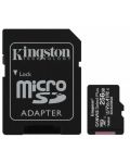 Карта памет Kingston - Canvas Select Plus, 256GB, microSD + адаптер - 1t